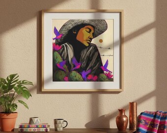 Volaré Border Art Immigration Print by Evelyn Galindo