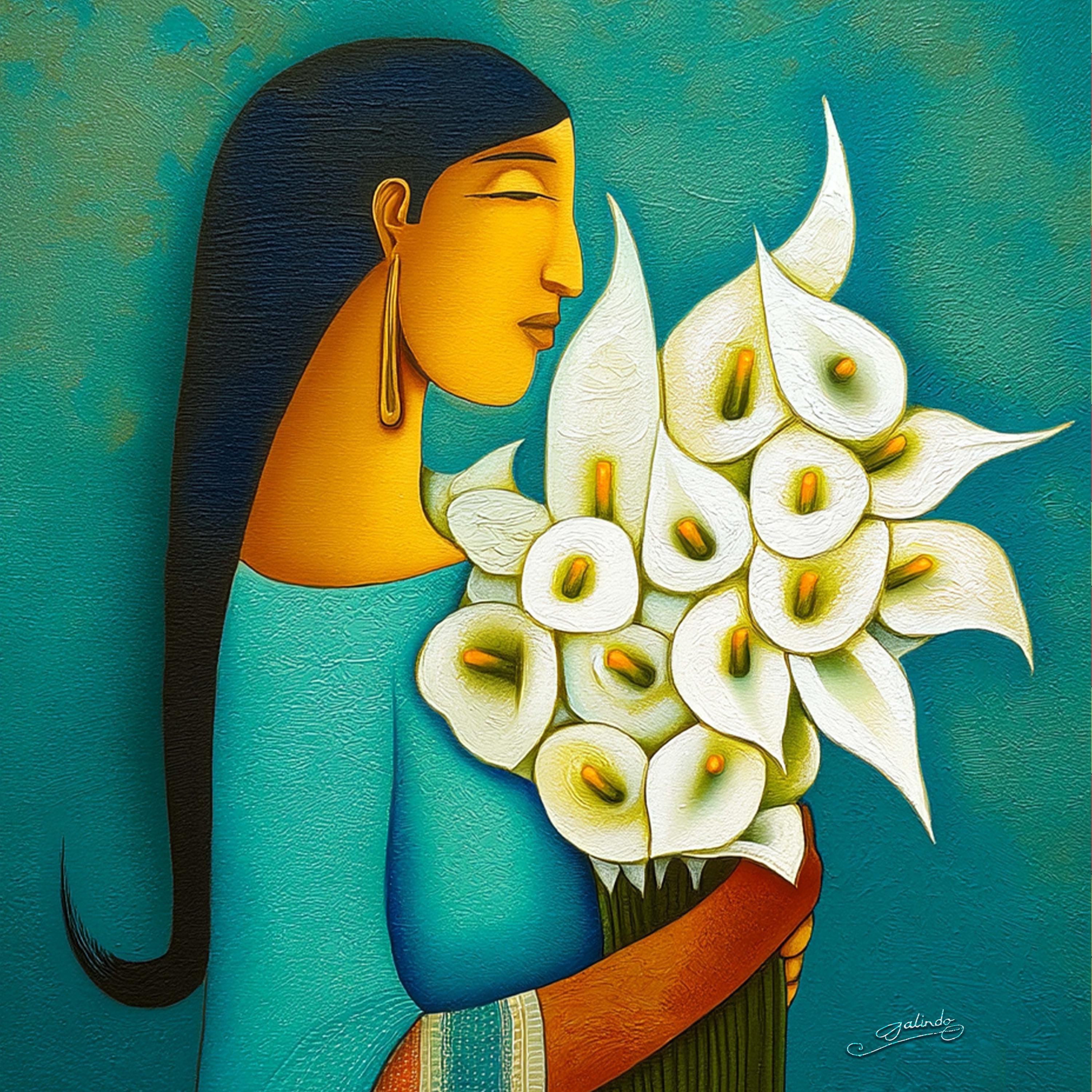 Mayan Woman Painting - Etsy