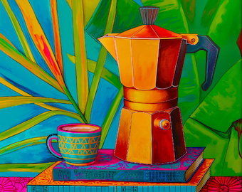 版画 Ly painter Coffee stand in the Painting 版画 ly painter COFFEE STAND IN THE PAINTER 版画 Ly painter
