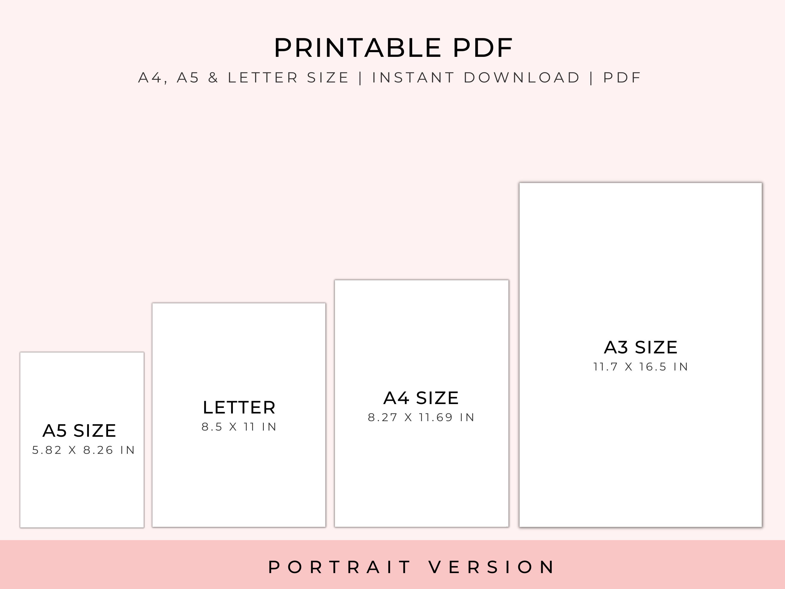 Blank Calendar, Monthly Blank Calendar Printable, Minimalist Calendar ...
