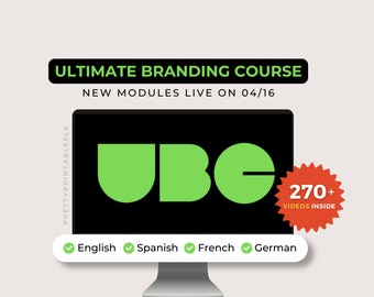 UBC - Ultimate Branding Course w/ Master Resell Rights Digital Marketing Passive Income Online Course In English/French/Spanish/German