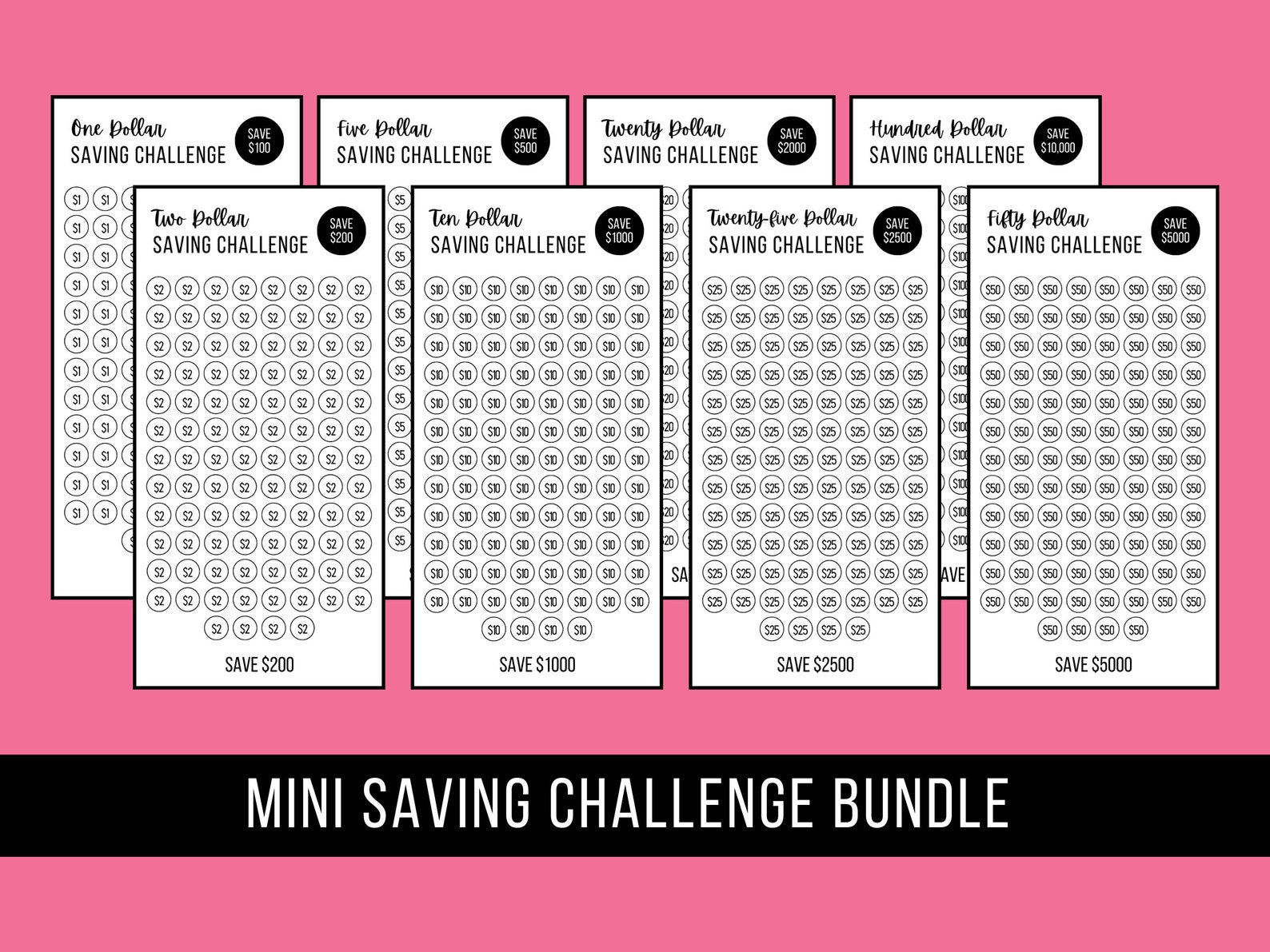 Mini Savings Challenge Printable Money Savings Challenge Etsy mini-savings-challenge-printable-money-savings-challenge-etsy