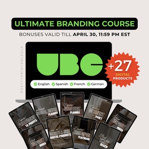UBC Ultimate Branding Course w/ Master Resell Rights Digital Marketing Passive Income Online Course In English/French/Spanish/German image 1