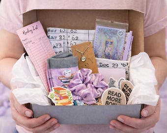 Curated Bookish Mystery Box | Reader Gift Box, Literary Surprise (Handmade Included)