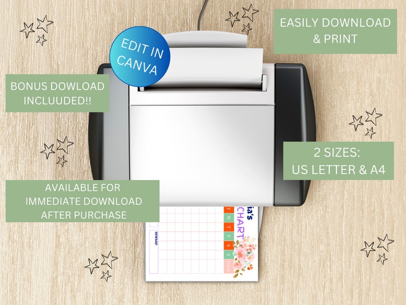 Customizable Reward Charts for Kids, Create Your Own Chart Children ...