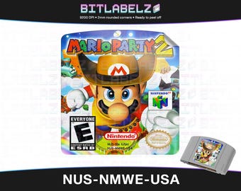 Mario Party 2 » Replacement Label » NUS-NMWE-USA