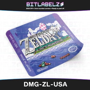Legend of Zelda The - Link&#39;s Awakening » Custom Replacement Label » DMG-ZL-USA