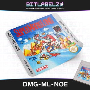 スーパーマリオランド » 交換用ラベル » DMG-ML-NOE