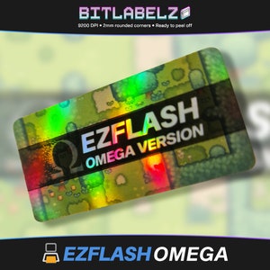 EZ Flash Omega » Replacement Label » Holographic Effect