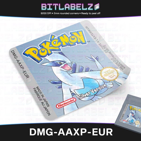 Pokémon Versión Plata » Etiqueta de repuesto » DMG-AAXP-EUR » Efecto Plata
