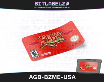 The Legend of Zelda: The Minish Cap » Replacement Label » AGB-BZME-USA