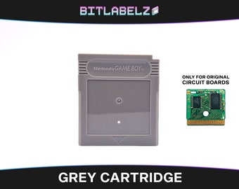 Grey Game Boy Replacement Cartridge Shell » Replacement Housing