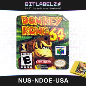Donkey Kong 64 » Replacement Label » NUS-NDOE-USA