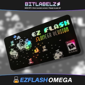 EZ Flash Omega » Replacement Label » Holographic Effect