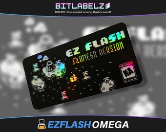 EZ Flash Omega » Replacement Label » Holographic Effect