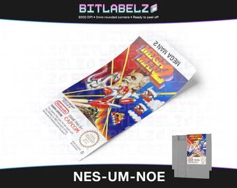 Mega Man 2 » Replacement Label » NES-UM-NOE