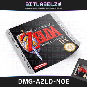 Legend of Zelda The - Link&#39;s Awakening DX » Replacement Label » DMG-AZLd-NOE