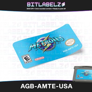 Metroid Fusion » Replacement Label » AGB-AMTE-USA