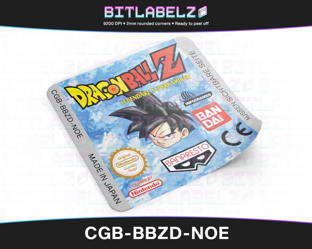 Dragon Ball Z - Legendary Super Fighters » Replacement Label