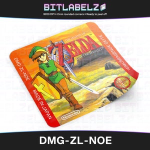 Legend of Zelda The - Link&#39;s Awakening » Custom Replacement Label » DMG-ZL-NOE