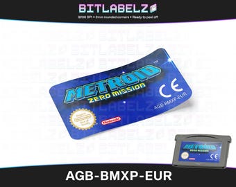 Metroid Zero Mission » Replacement Label » AGB-BMXP-EUR