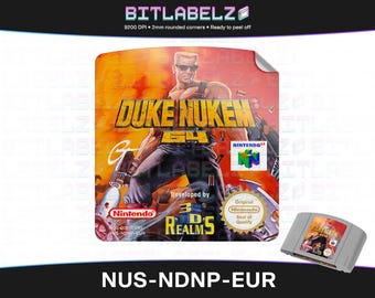 Duke Nukem 64 » Replacement Label » NUS-NDNP-EUR
