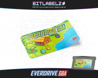 Everdrive GBA » Replacement Label » Pokemon Exclusive Design