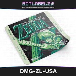 Legend of Zelda The - Link&#39;s Awakening » Custom Replacement Label » DMG-ZL-USA