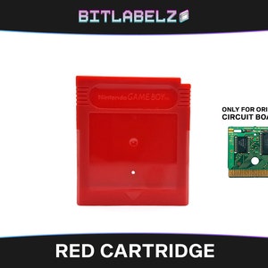 Red Game Boy Replacement Cartridge Shell » Replacement Housing