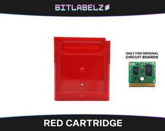 Red Game Boy Replacement Cartridge Shell » Replacement Housing