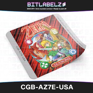 The Legend of Zelda: Oracle of Seasons » Custom Replacement Label » CGB-AZ7E-USA