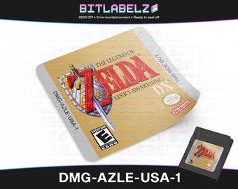 La Légende de Zelda : Link's Awakening Dx » Étiquette de remplacement » DMG-AZLE-USA-1