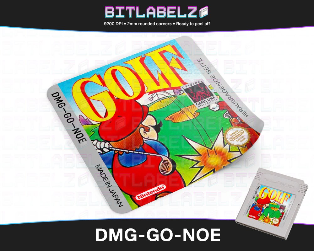 Golf » Replacement Label » DMG-GO-NOE