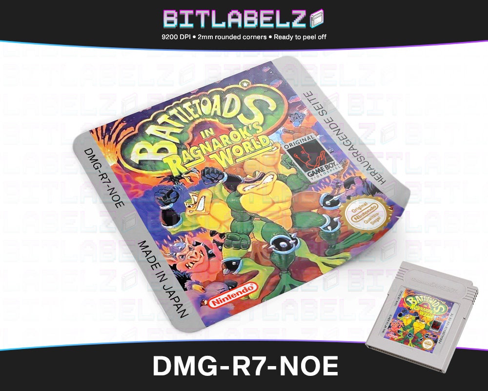 Battletoads in Ragnarok's World » Replacement Label » DMG-R7-NOE