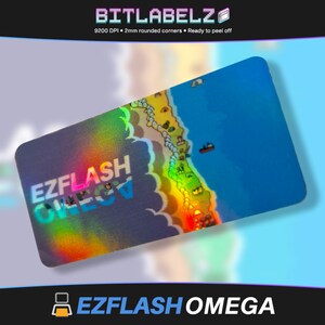 EZ Flash Omega » Replacement Label » Holographic Effect