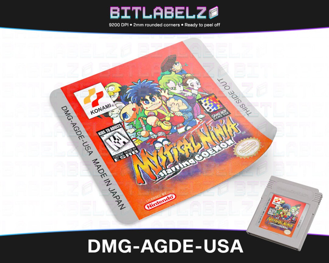 Mystical Ninja Starring Goemon » Replacement Label » DMG-AGDE-USA
