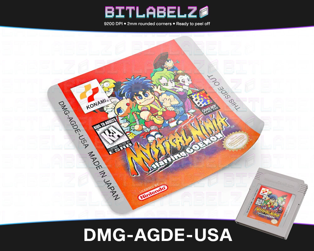 Mystical Ninja Starring Goemon » Replacement Label » DMG-AGDE-USA