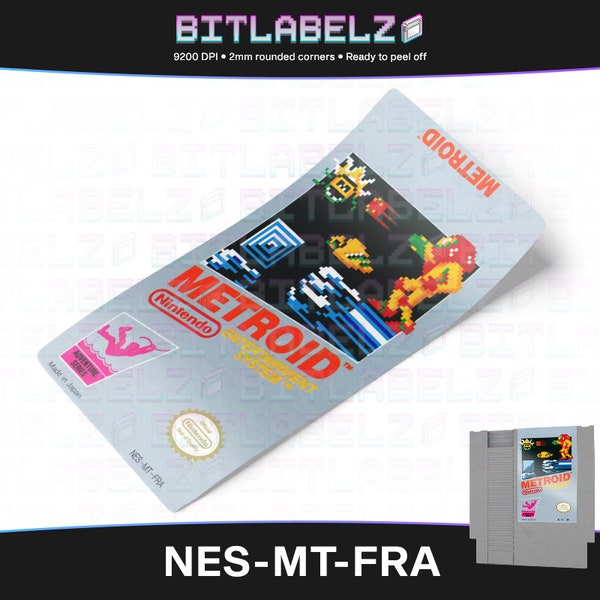 Metroid » Replacement Label » NES-MT-FRA