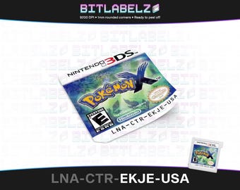 Pokemon X » Replacement Label » EKJE-USA