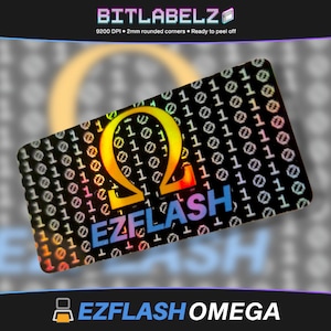 EZ Flash Omega » Replacement Label » Holographic Effect