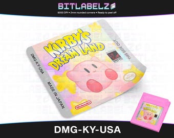 Kirby's Dream Land » Custom Replacement Label » DMG-KY-USA