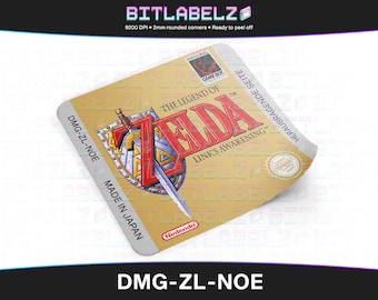 Legend of Zelda The - Link's Awakening » Replacement Label » DMG-ZL-NOE