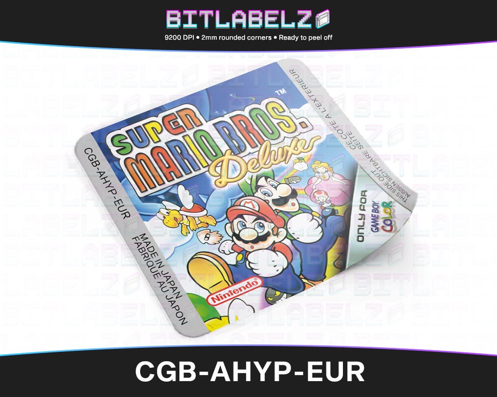 Super Mario Bros Gbc Super Mario Bros Deluxe Game Boy Color Buy