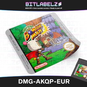 Pocket Bomberman » Replacement Label » DMG-AKQP-EUR