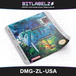 Legend of Zelda The - Link&#39;s Awakening » Custom Replacement Label » DMG-ZL-USA