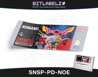 Parodius » Replacement Label » SNSP-PD-NOE