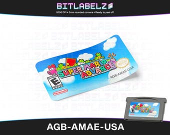 Super Mario Advance » Replacement Label » AGB-AMAE-USA