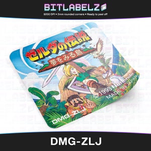 Legend of Zelda The - Link&#39;s Awakening » Replacement Label » DMG-ZLJ