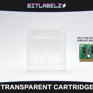 Transparent Game Boy Replacement Cartridge Shell » Replacement Housing