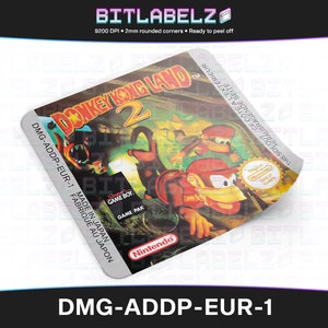 Donkey Kong Land 2 » Replacement Label » DMG-ADDP-EUR-1